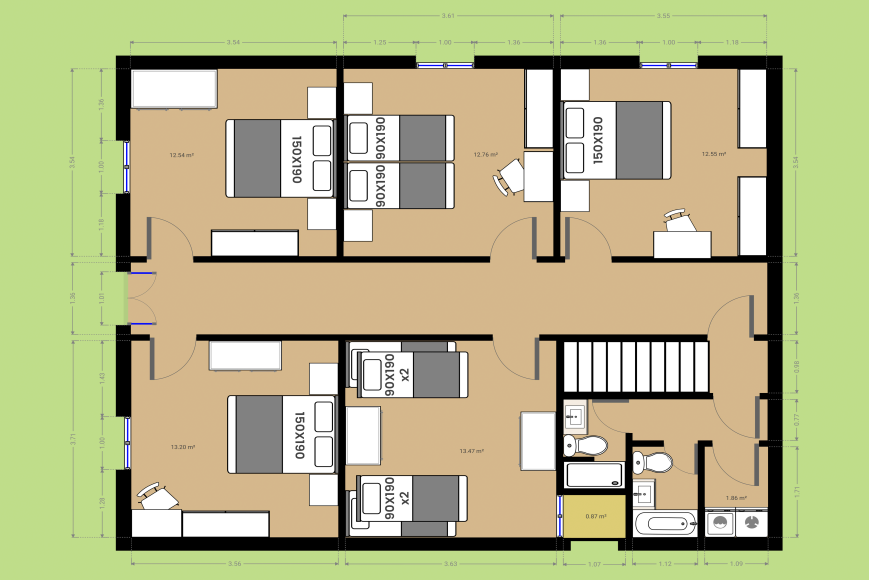 Mas Madrenas - First floor