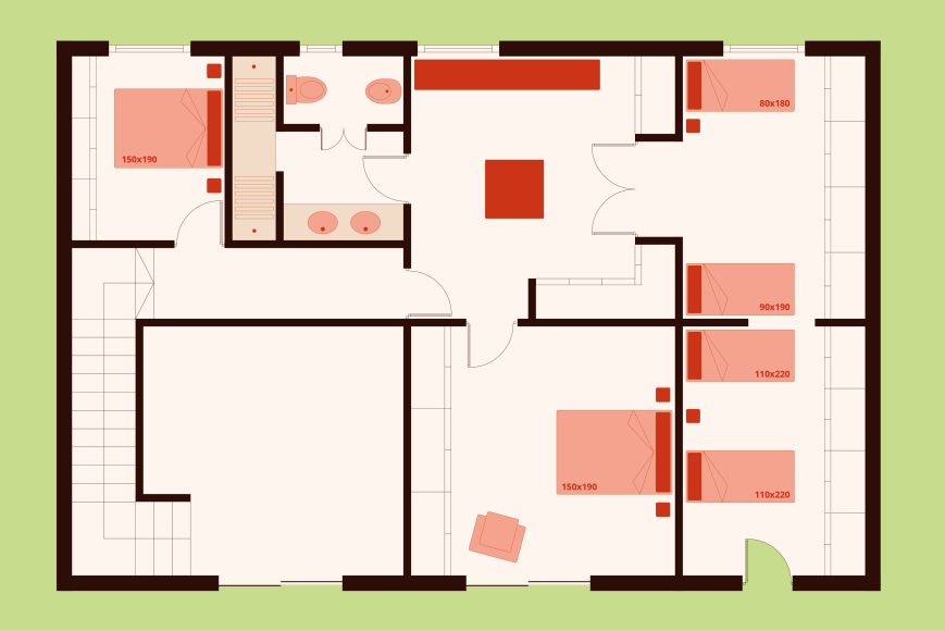 Casa Canigó - First floor