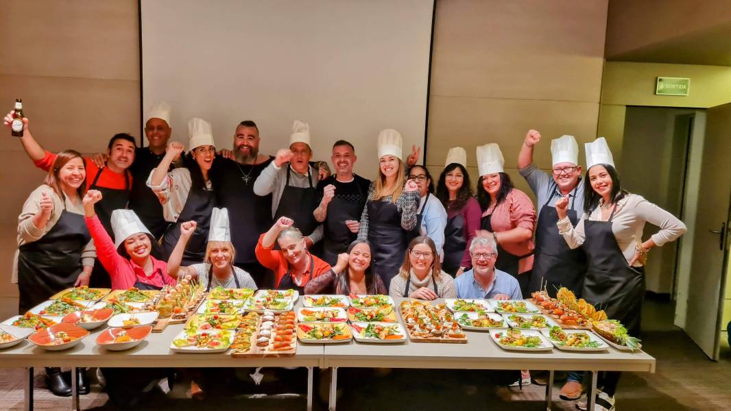 Cursos de cocina a domicilio, actividad de masterchef y teambuilding