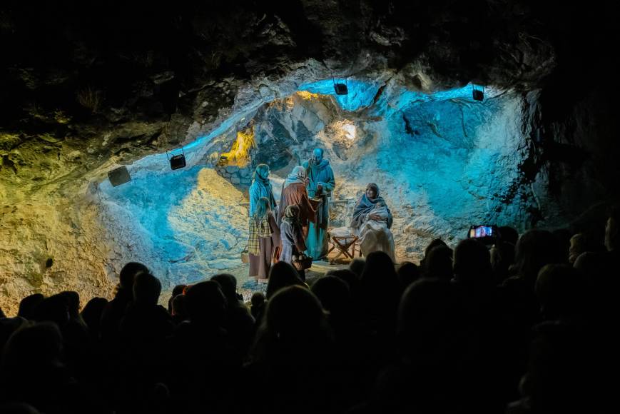 Foto: Pessebre vivent de Les Gunyoles d'Avinyonet (Autor: Toni Galitó)