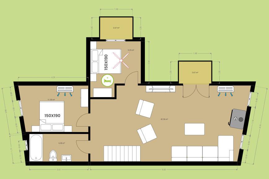 Can Costa - Segona planta