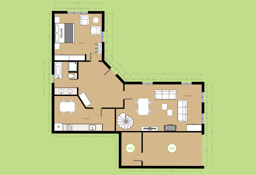 Can Cunill - Ground floor