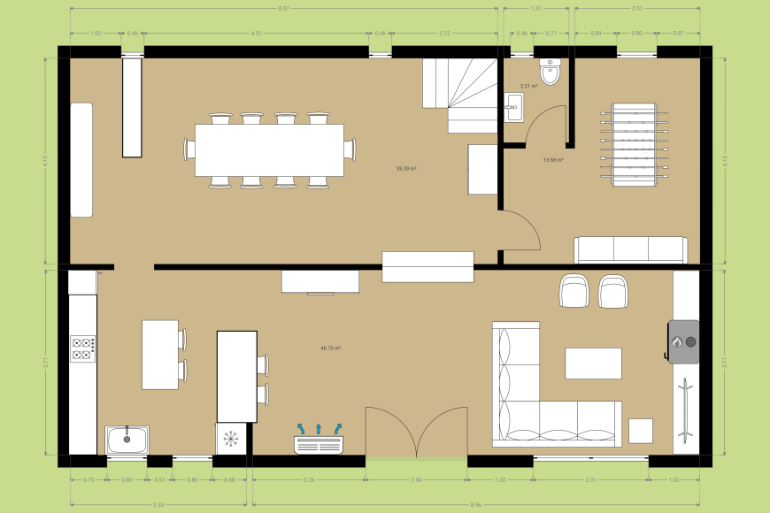 Can Bordas - Planta baja