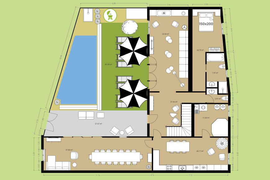 Casa Oreneta - Planta baja