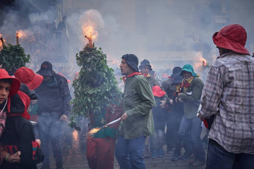 Photo : Les "Plens" de la Patum