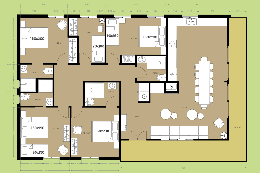 Can Pons de Dalt - Planta baja