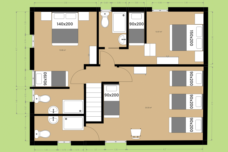 Casa Rural Muntuliu - Primera planta