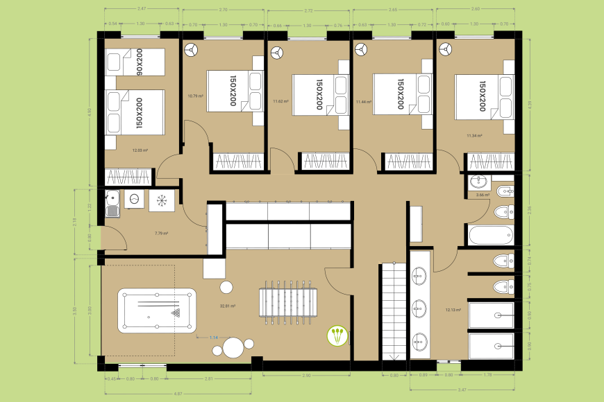 Casa Bagueny - Planta baixa