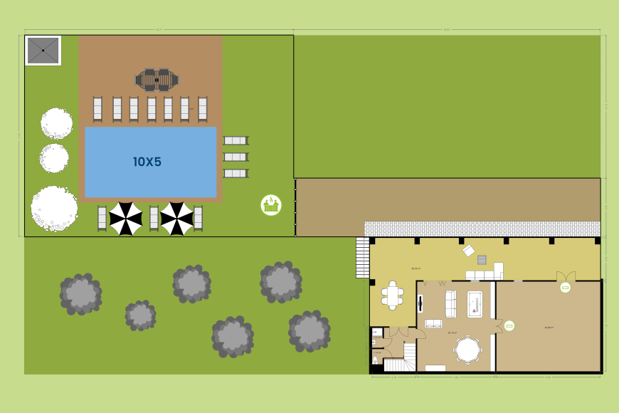 Masia Can Xana - Planta baixa