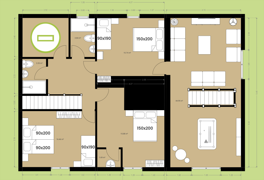 La Daina - Premier étage