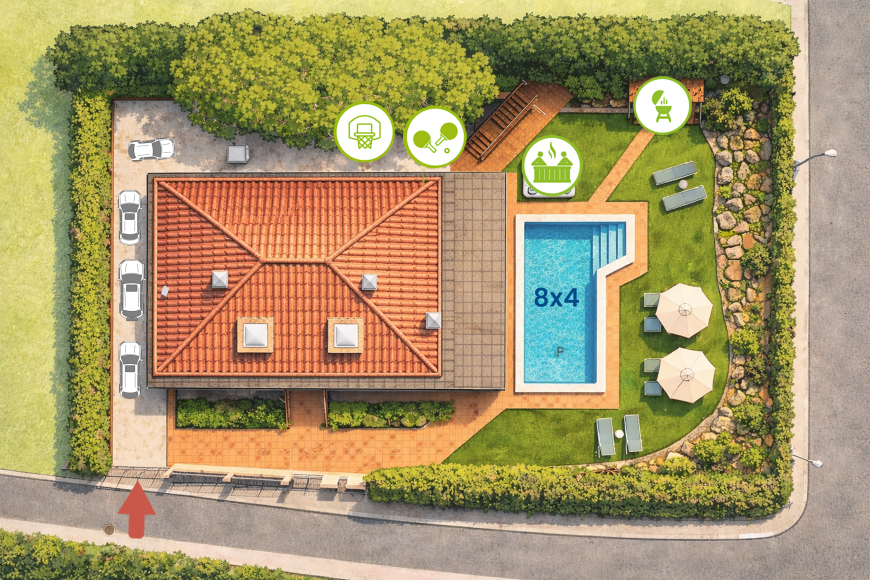 Casa Bagueny - Jardín