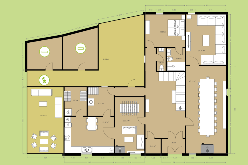 Mas Trobat - Ground floor