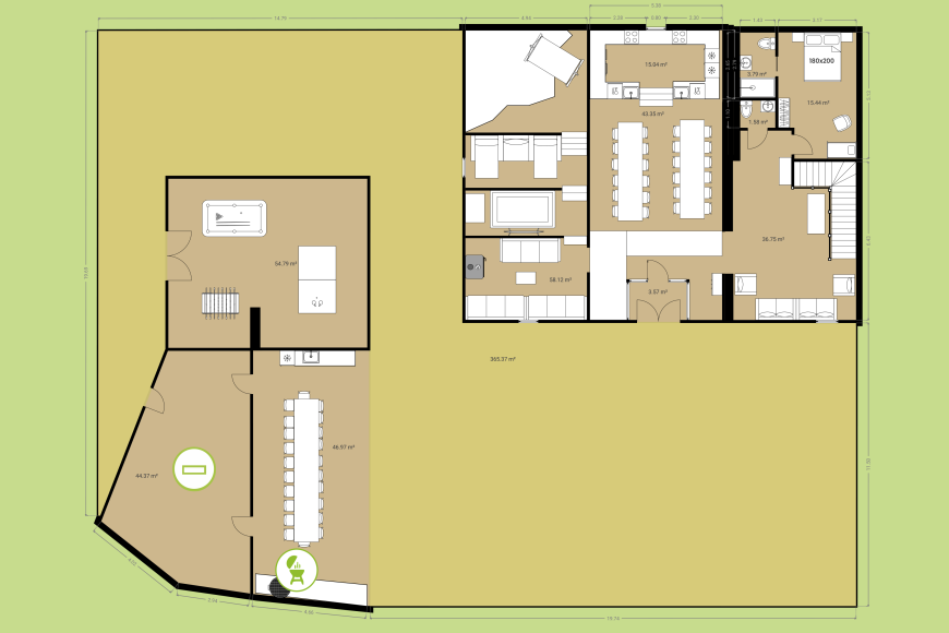 Mas Arxer - Ground floor