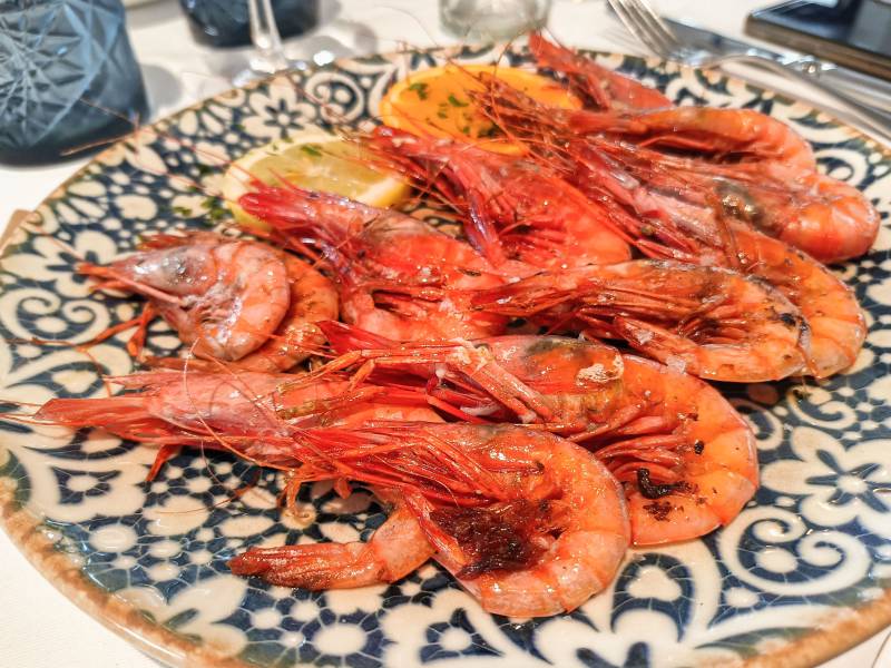 Foto: Menú de la Gamba de Palamós