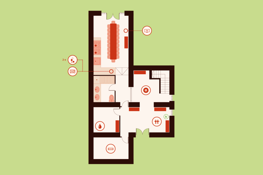 Mas Corominola - Ground floor