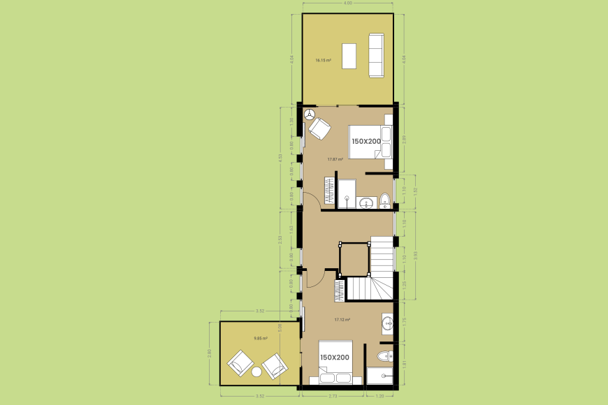 Casa Oreneta - Segunda planta