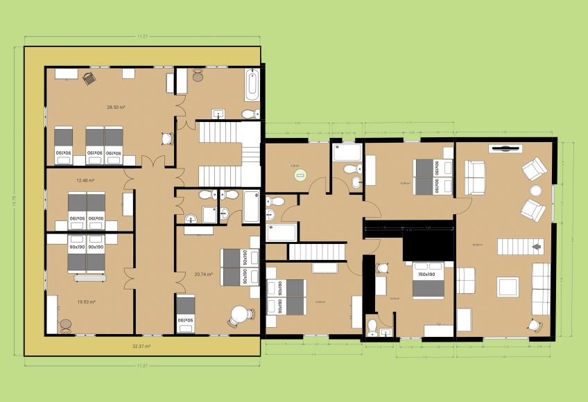 La Daina Rural - First floor