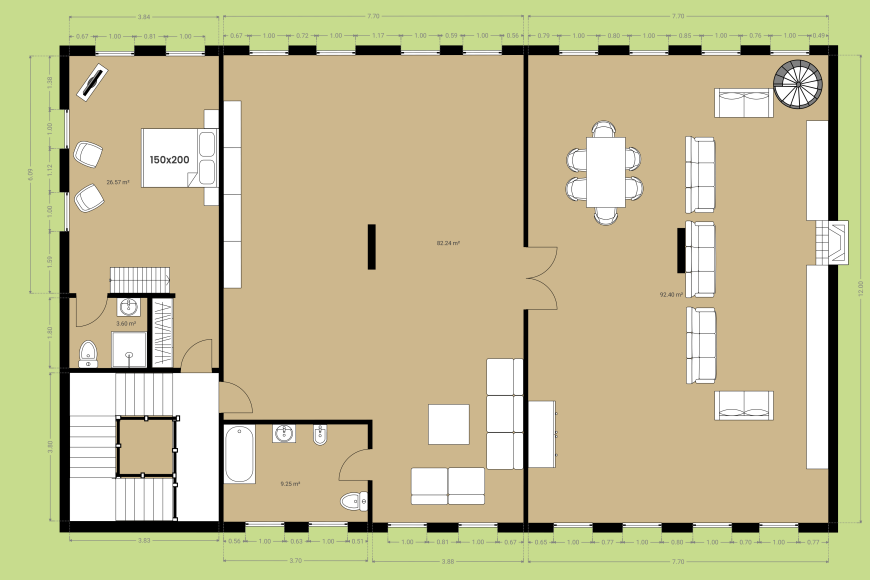 Masia Can Xana - Segona planta