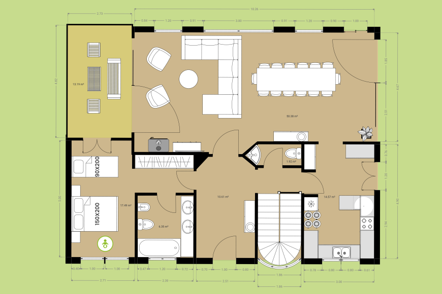 Casa Bagueny - Primera planta