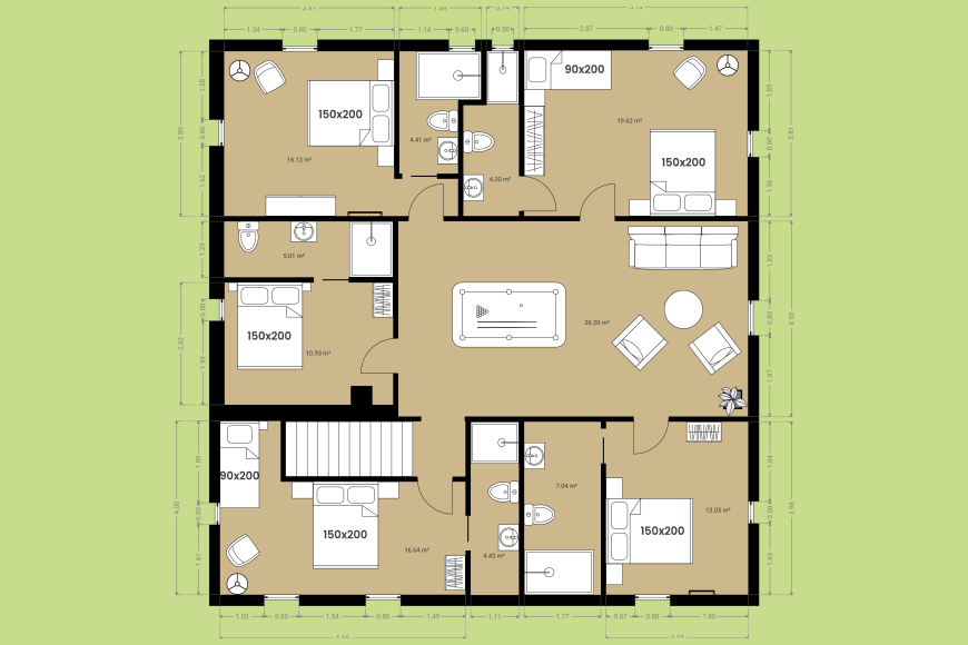 Mas Potrony - Segunda planta