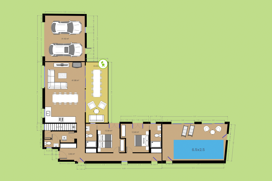 Caseta de fusta - Ground floor