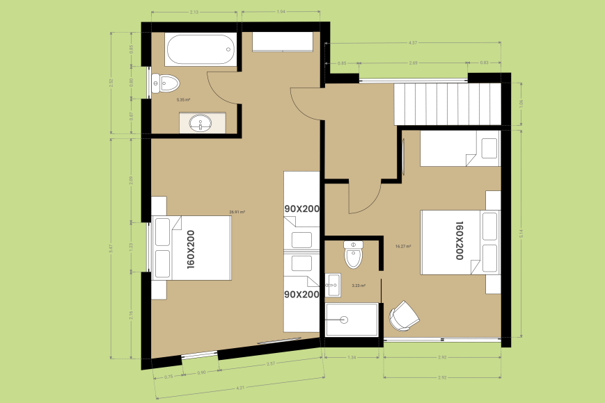 Can Parés - First floor