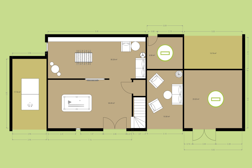 Can Micaló - Rez-de-chaussée