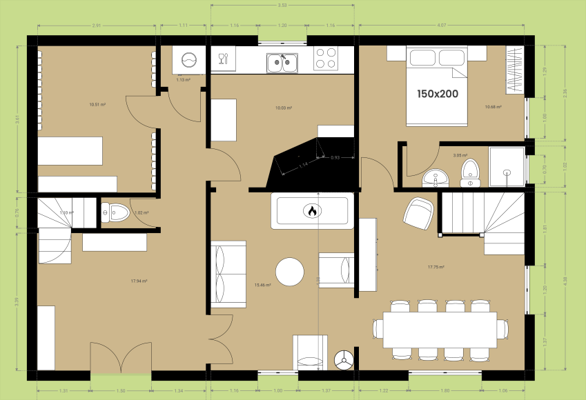 La Daina - Rez-de-chaussée