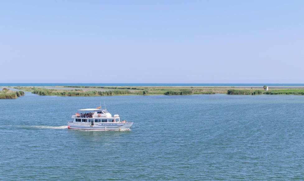 Foto: el Delta del Ebro en barco
