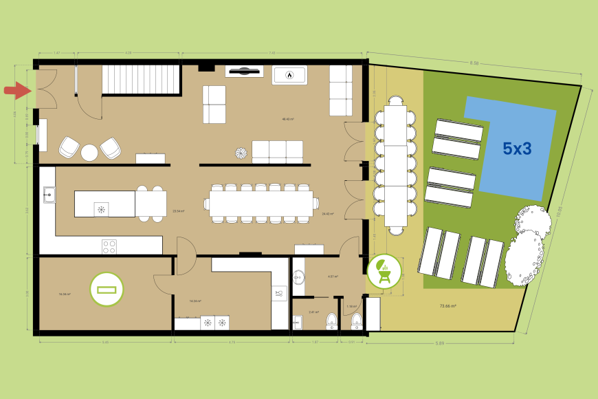 Emphasis Casserres - Planta baixa