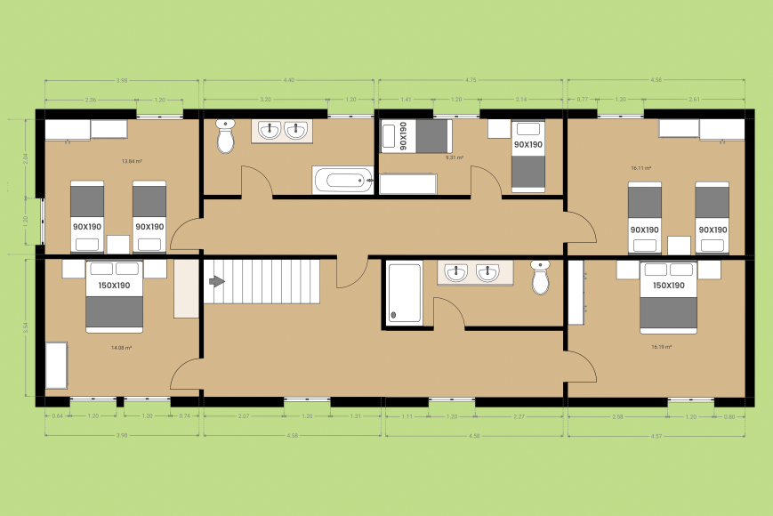 Mas Carreras - First floor