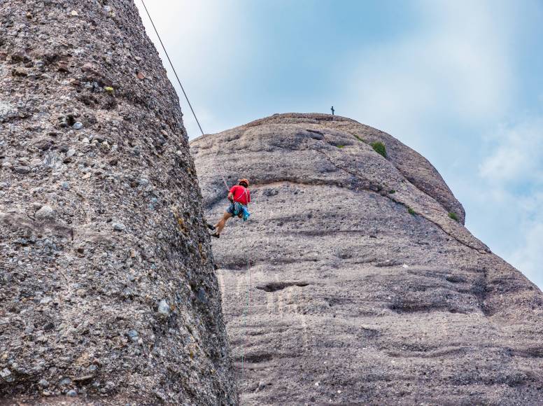 Foto: Escalada en Montserrat