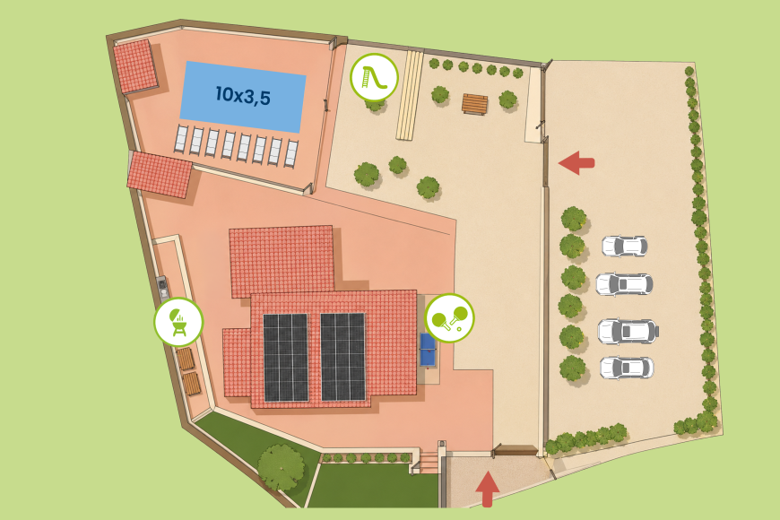 Les Moreres - Jardin