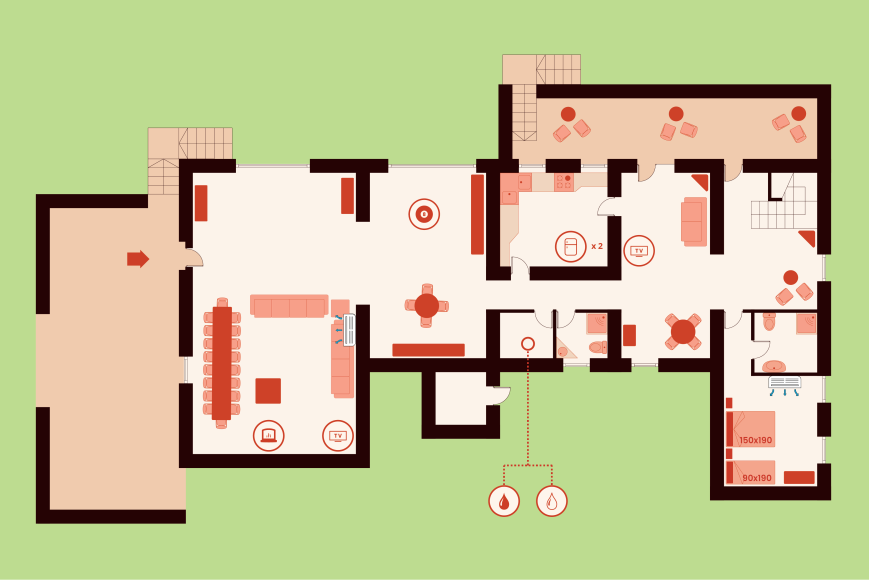 Mas Llorenç - First floor