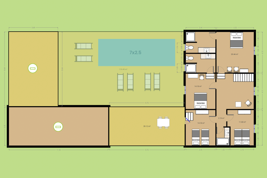 Casa Samaria - Primera planta
