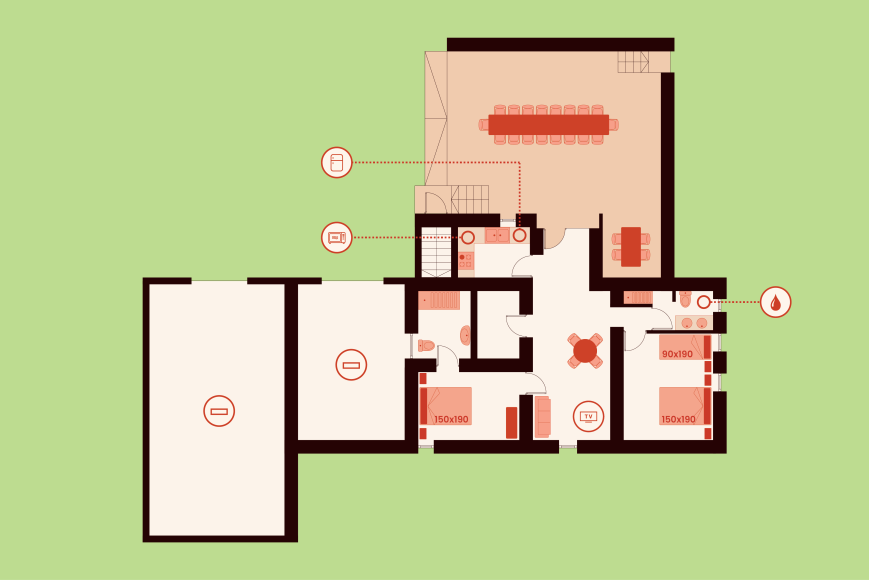 Mas Llorenç - Ground floor