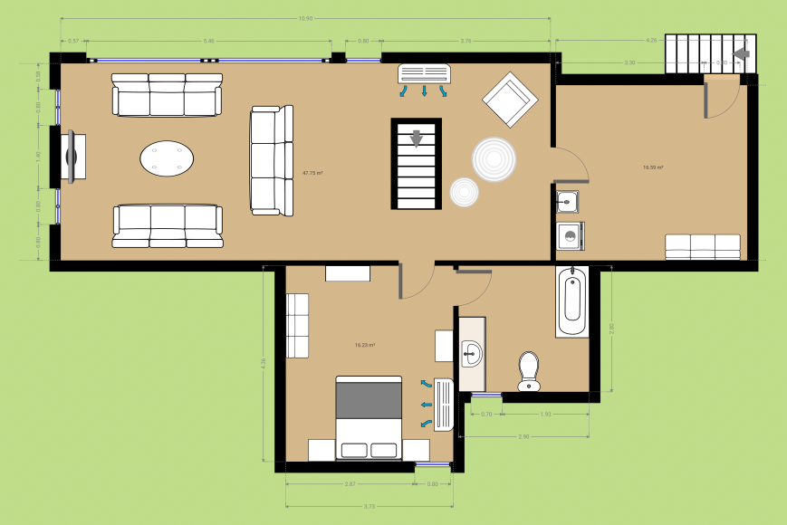 Can Casadevall de Miànigues - Segunda planta