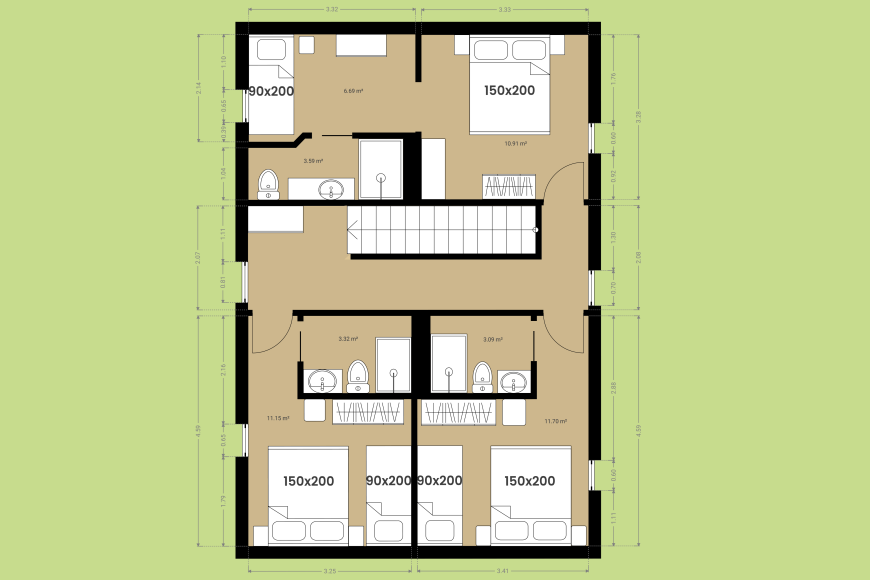 Can Tuta Vell - First floor