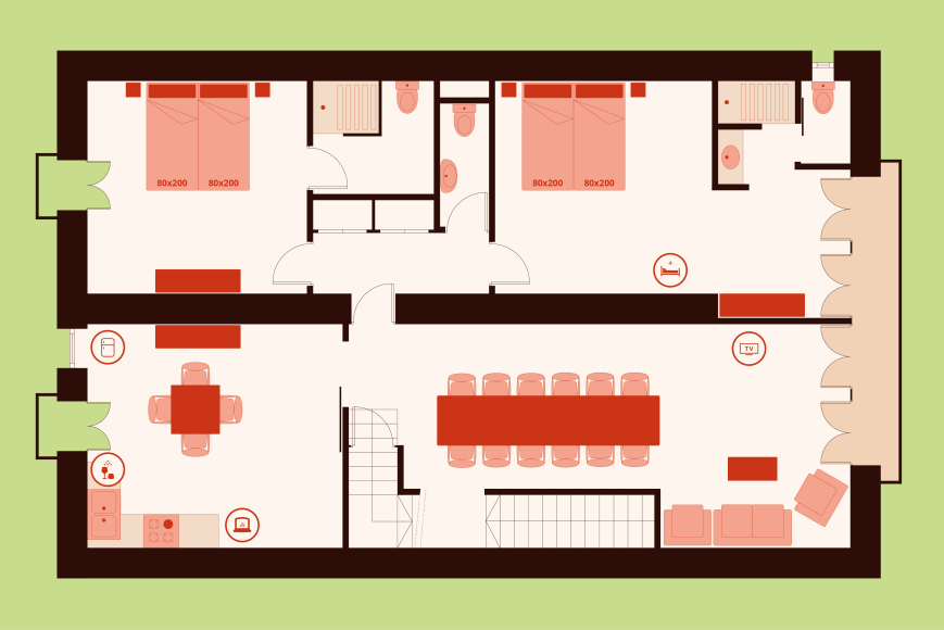 Cal Ferrer del Castell - First floor