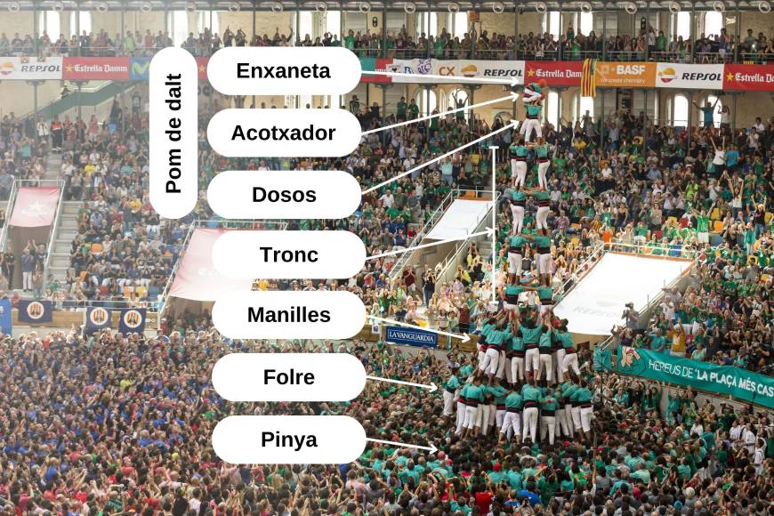 Foto: Estructura d'un castell de gamma extra