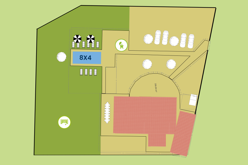 Can Donat - Jardín