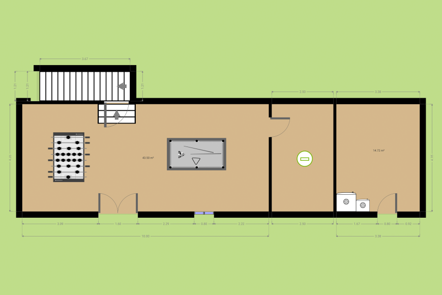 Can Casadevall de Miànigues - Planta baja