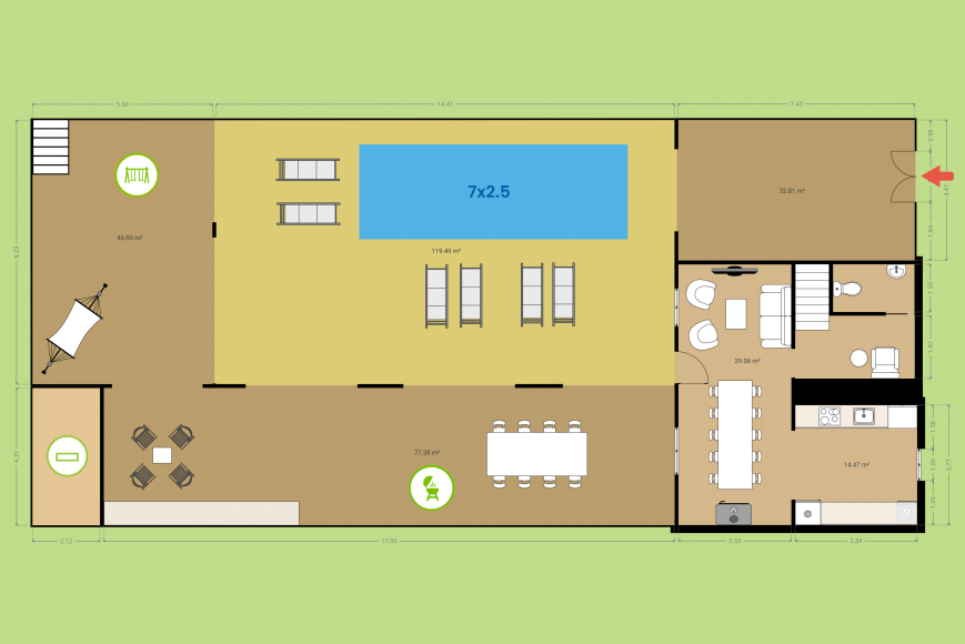 Casa Samaria - Planta baixa