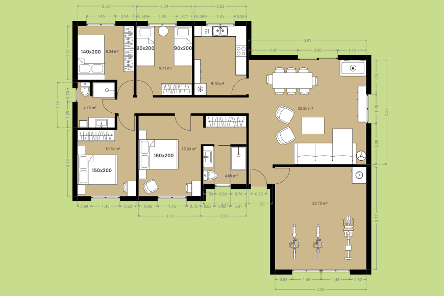 Casa Bonica - Planta baja