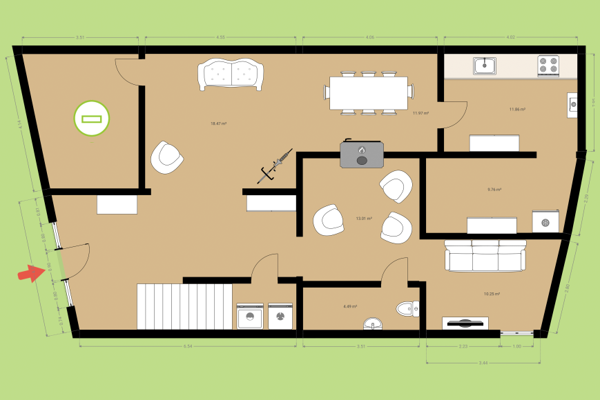 Casa Mabi - Planta baixa