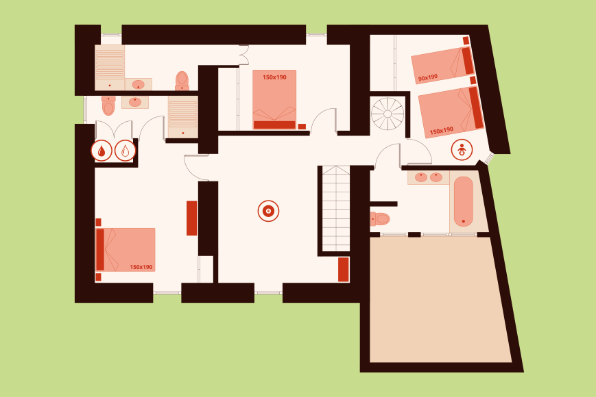 Hostal Vilafreser - Primera planta