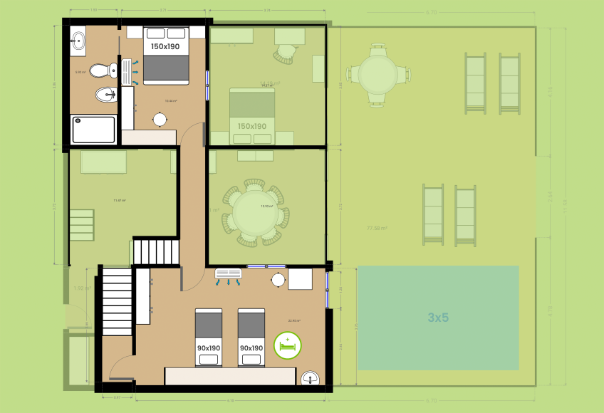 Can Aniol - First floor
