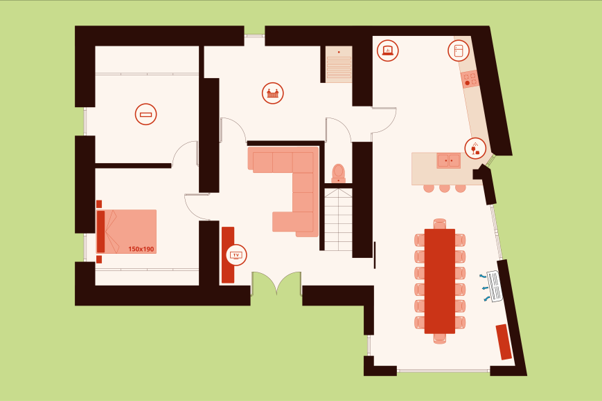 Hostal Vilafreser - Planta baixa