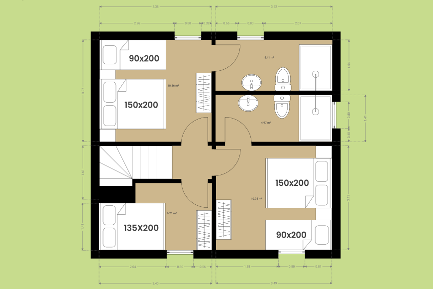 Les Moreres - Deuxième étage