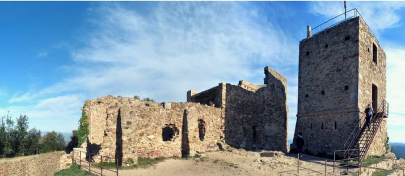 Pujada al castell de Sant Miquel de Girona